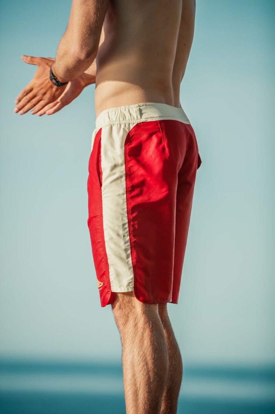 &SONS &Sons Bodhi Boardshorts Red Hot