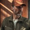 &SONS Trucker Badge Cap Rust Tan Hot