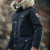 &SONS &Sons Ridge Snow Parka Navy Hot