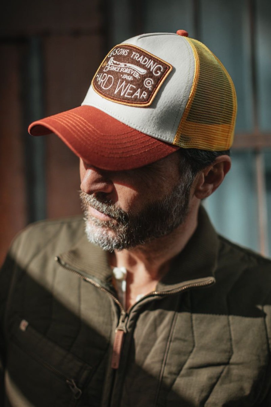 &SONS &Sons Hardwear Trucker Cap Yellow Wholesale